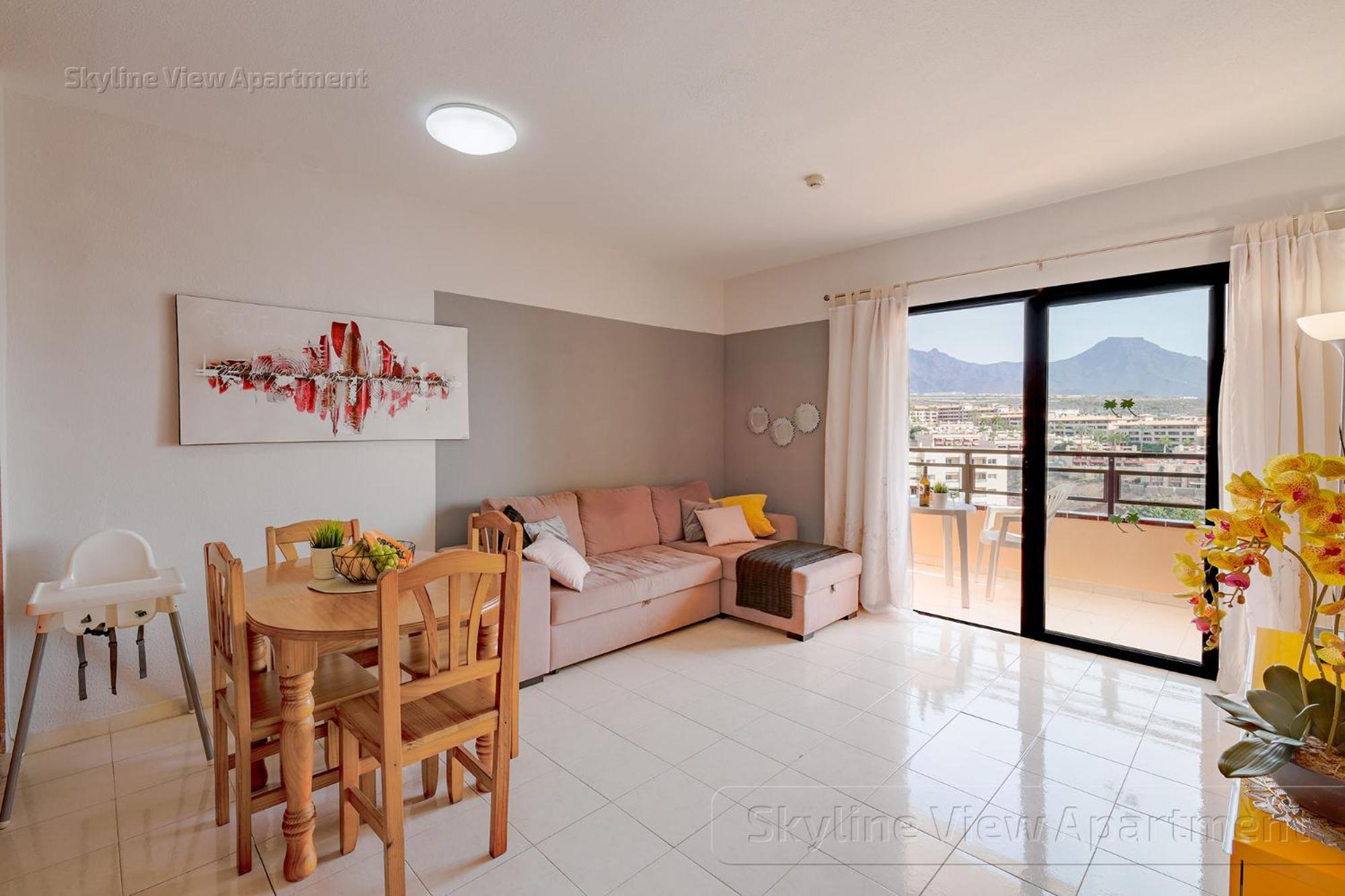 Skyline View Apartment - Free Private Parking Including & Guest Bonus Costa Adeje Dış mekan fotoğraf