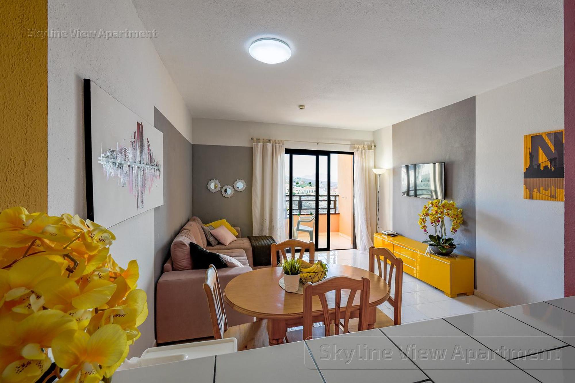 Skyline View Apartment - Free Private Parking Including & Guest Bonus Costa Adeje Dış mekan fotoğraf