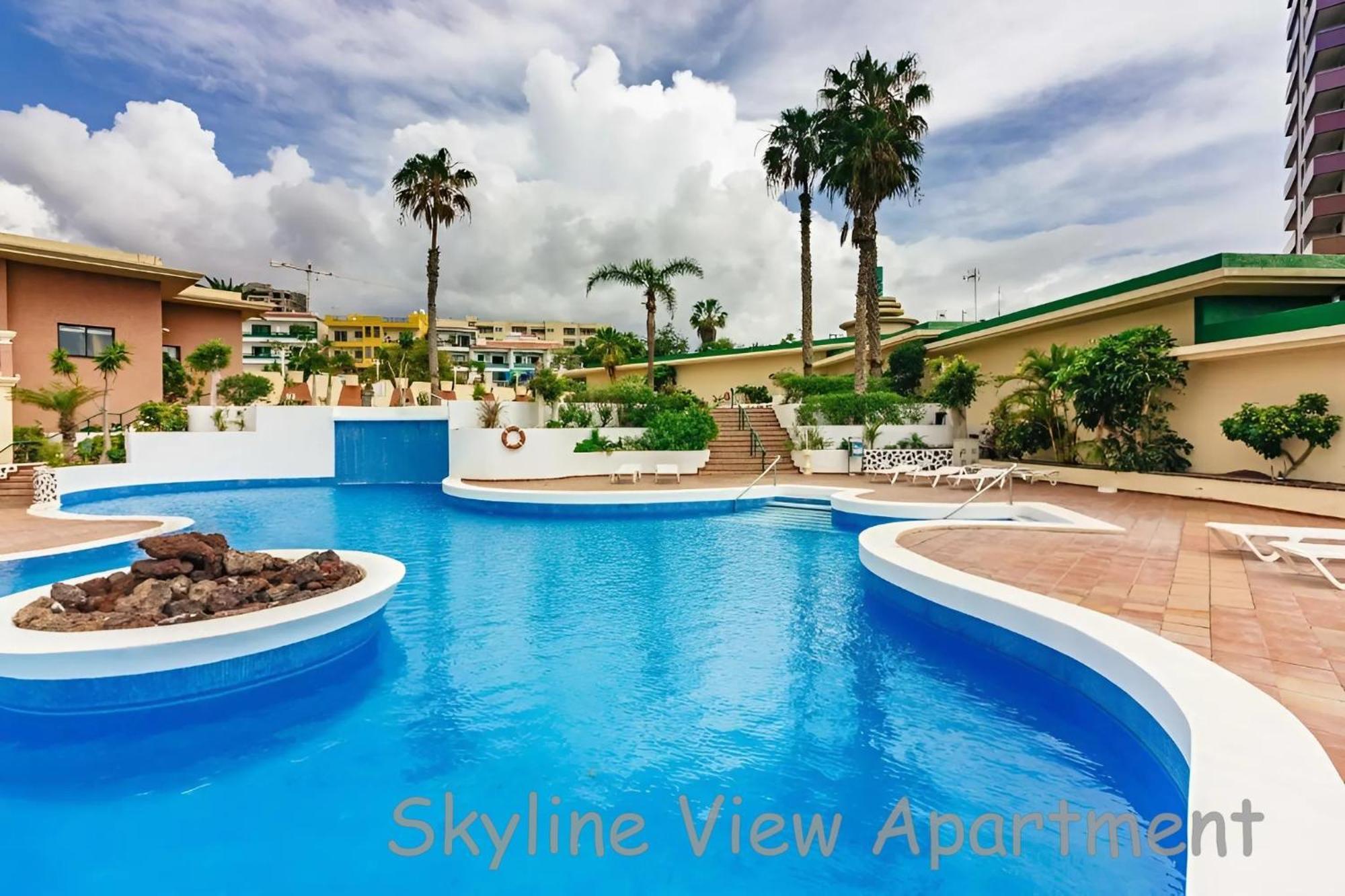 Skyline View Apartment - Free Private Parking Including & Guest Bonus Costa Adeje Dış mekan fotoğraf