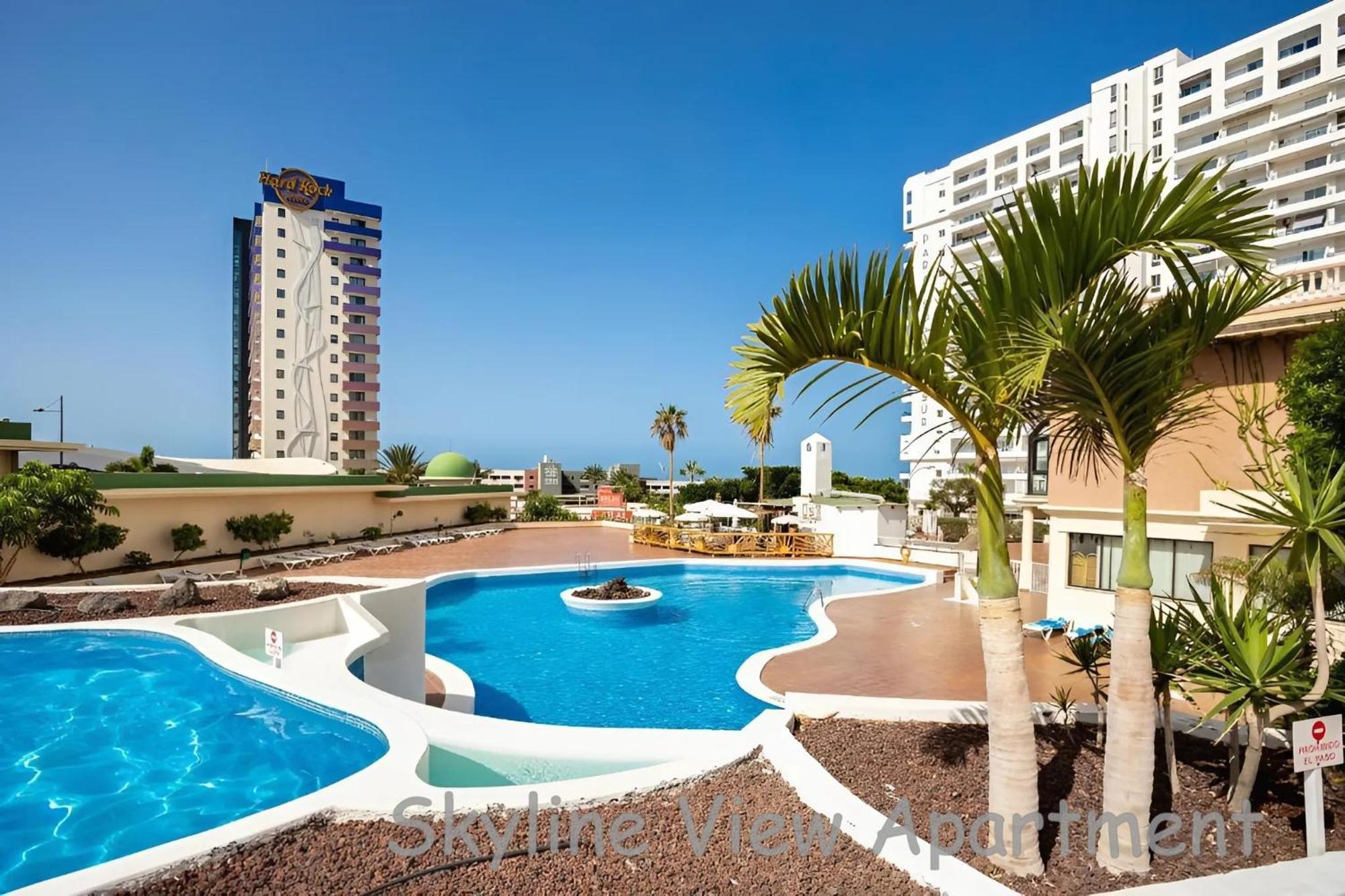 Skyline View Apartment - Free Private Parking Including & Guest Bonus Costa Adeje Dış mekan fotoğraf